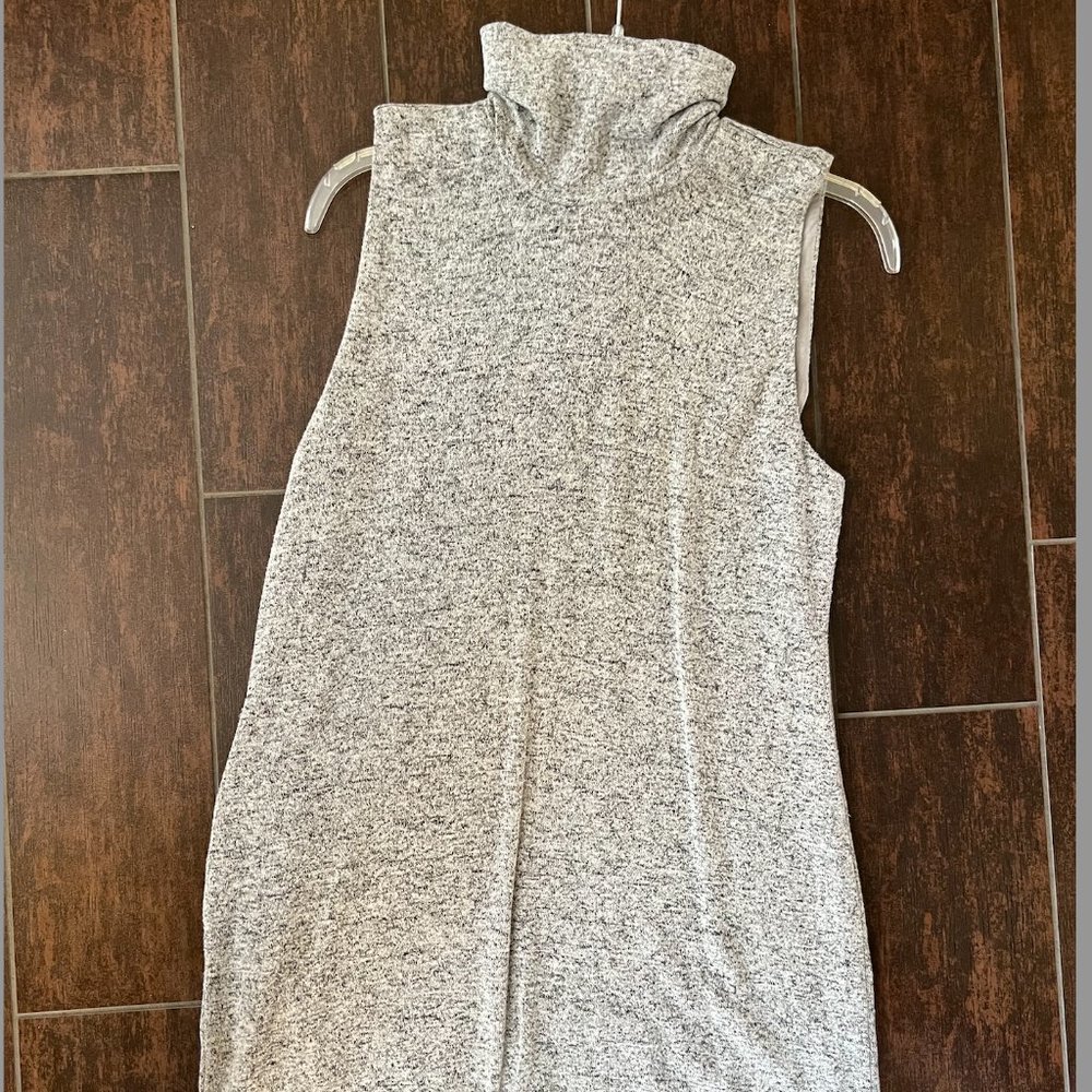 Grey Turtle Neck Dress